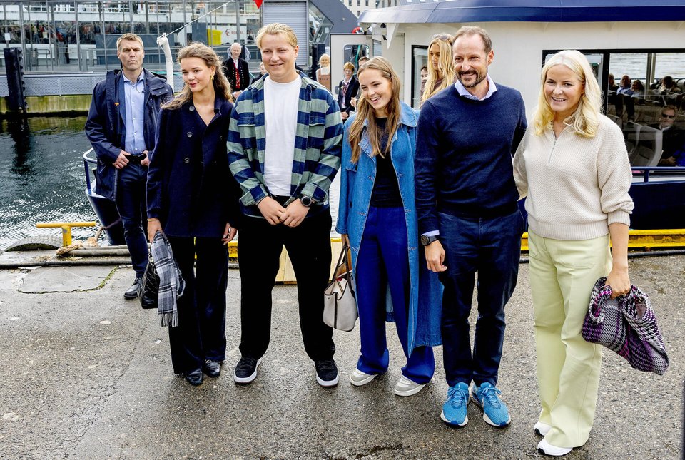 30-08-2024 Norway Crown Prince Haakon, Crown Princess Mette-Marit and Princess Ingrid Alexandra and Prince Sverre Magnus