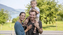 Ihr Sohn Adeo macht das Familienglück perfekt.