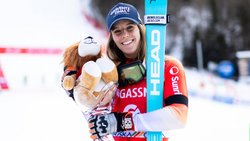 In der Form ihres Lebens: Camille Rast gewinnt Anfang Januar innert 24 Stunden zwei Weltcuprennen.