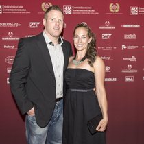 Beim Kranzauflegen hat es gefunkt: Glarner und seine Claudia Hediger.