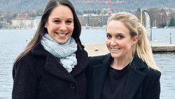 Ramona Fattini (l.) und Sabrina Kern haben sich an der Zürcher Schauspielschule kennengelernt.
