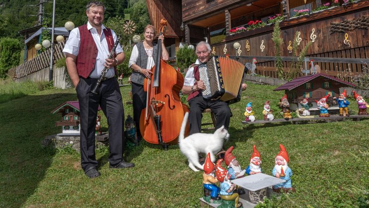 Roland, Erika und Erich Wyss (v. l.) von der Kapelle Schwyzergruess haben an einem Wochenende auch schon 20 Stunden lang musiziert.