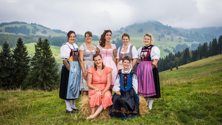Sie kämpfen um den Sieg: die Landfrauen.
