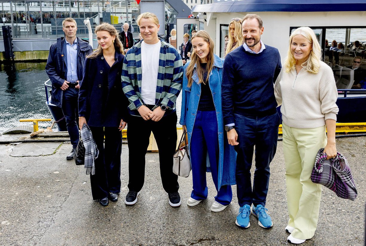30-08-2024 Norway Crown Prince Haakon, Crown Princess Mette-Marit and Princess Ingrid Alexandra and Prince Sverre Magnus