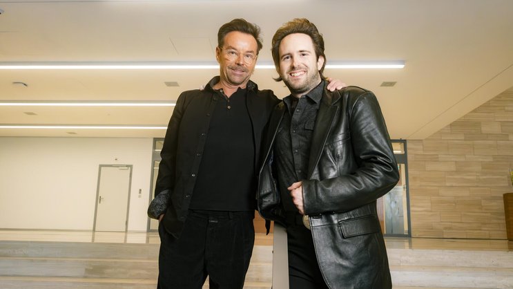 Grossauftritt bei Albi’s Country Festival im Zürcher Hallenstadion am Samstag, 28. März: Mundart-Star Florian Ast (l.) und Bariton-Stimme Florian Fox.