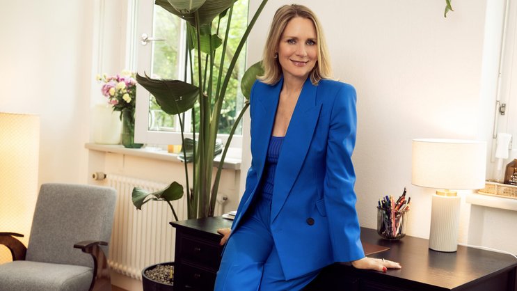 Eva Wannenmacher in ihrem Büro in Zürich. Sie habe Lust auf lebenslanges ­Lernen, sagt die frühere SRF-Moderatorin.