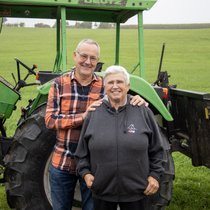 Röbi Schmid und Gabi Ochsner freuen sich auf eine gemeinsame Zukunft.