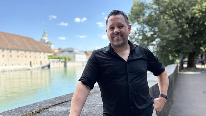 In seiner Heimatstadt ­Solothurn kann Sänger Simu Fankhauser am ­besten abschalten und Kraft tanken.