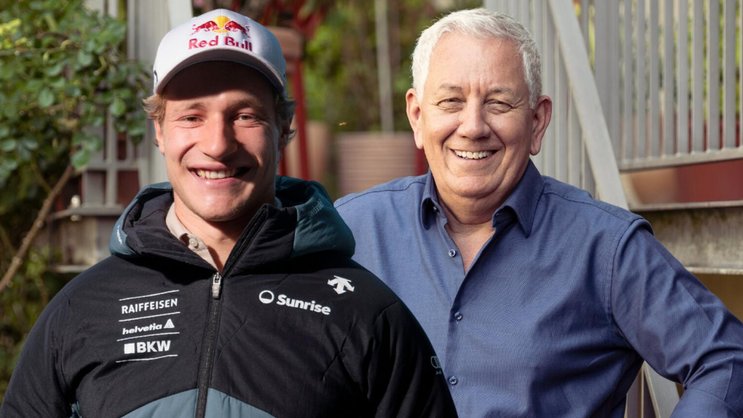 Die schönsten Schweizer: Marco Odermatt und Röbi Koller.
