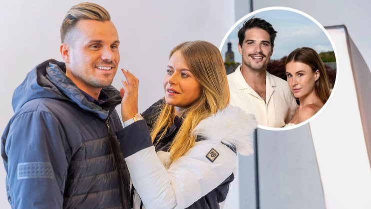 Durchleben gemeinsam Höhen und Tiefen: Angelo Alessandri (v.l.) und Corinne Suter sowie Kevin Fiala und Jessica.