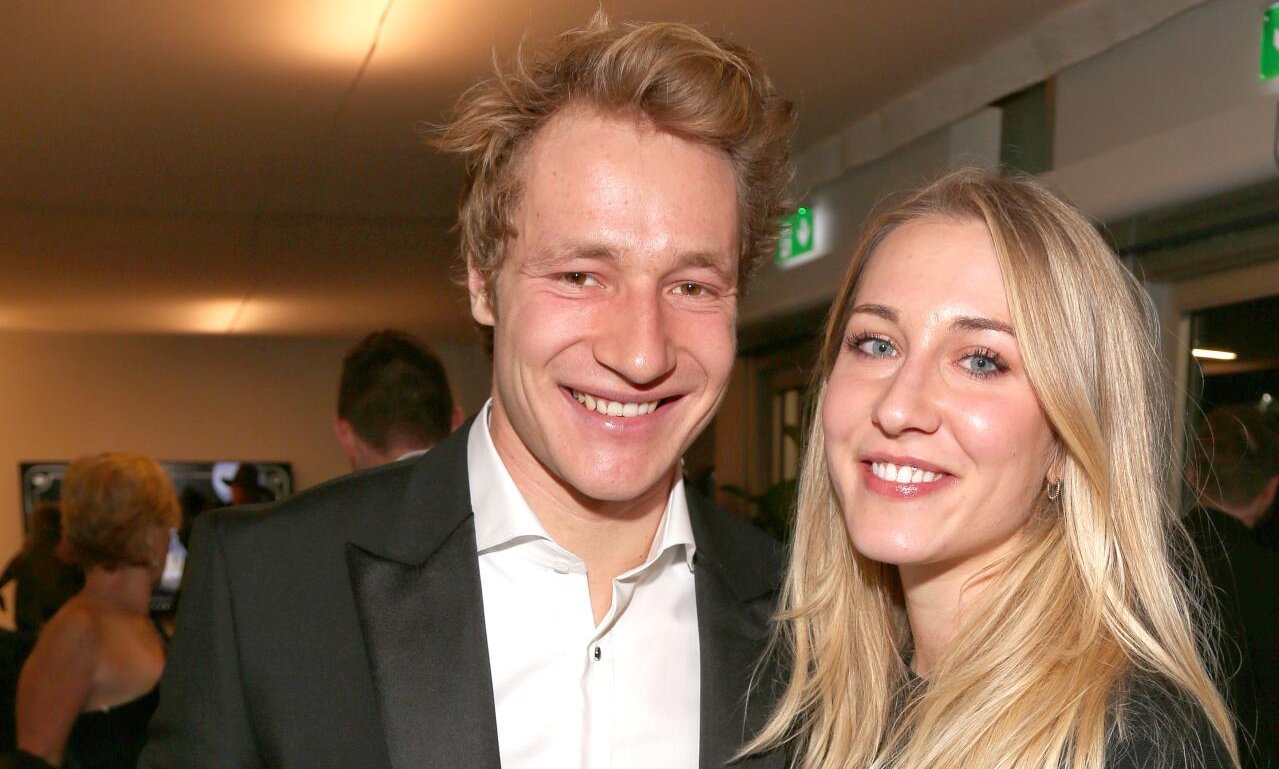 Marco Odermatt, Freundin Stella Kitz Race Party 2024 Hahnenkamm Rennen Kitzbühel 20.01.2024 Agency People Image (c) Lara Nunn