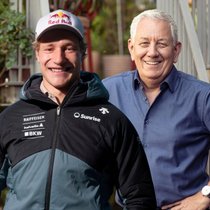 Die schönsten Schweizer: Marco Odermatt und Röbi Koller.