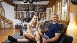 Samuel Giger hat seine Partnerin ­Michelle von Weissenfluh geheiratet. Sie hat den Namen ­ihres Ehemannes ­angenommen.