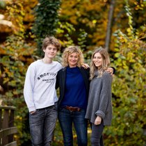 Ein unschlagbares Trio: Hanna Scheuring mit Rhea (r.) und Lou.