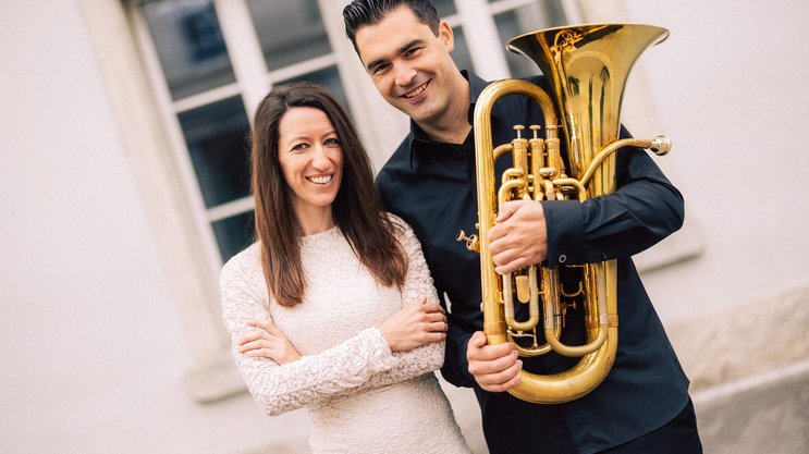 Die Leidenschaft zum ­Beruf gemacht: Muriel Zeiter und Fabian Bloch können von der Musik leben.